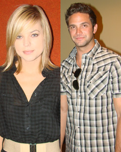 Kirsten Storms and Brandon Barash